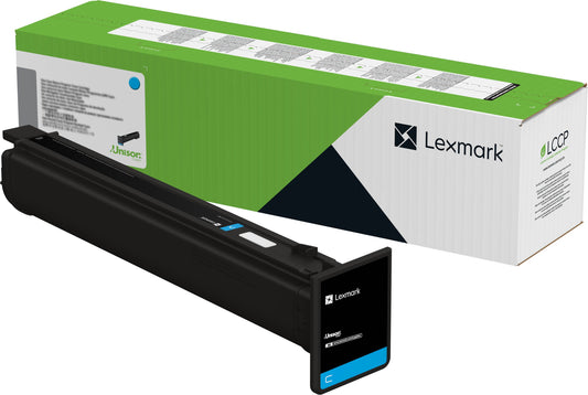 Lexmark XC9635 XC9645 XC9655 Bsd Cyan Toner Cartridge - 46.9K Page Yield