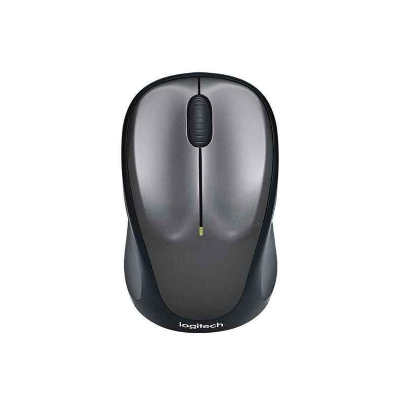 Logitech M235 Wireless Mouse Grey Contoured design Glossy Comfort Grip Advanced