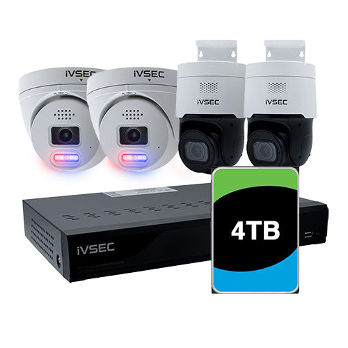 LX-Series LX Series Kit 2 X NC119XA 4MP IP Cam 2 X NC522XA 8MP PTZ