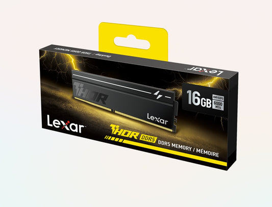Lexar LD5U16G60C400V-RGS DDR5 Udimm 16GB 6000 Mt/S 1.4V CL40 Thor G2 OC