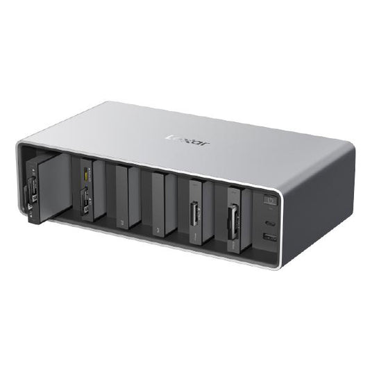 Lexar -LPWF800N-4A1NAU-Professional Workflow Docking Station, 6-bays, Thunderbolt 4, 3 Year Warranty