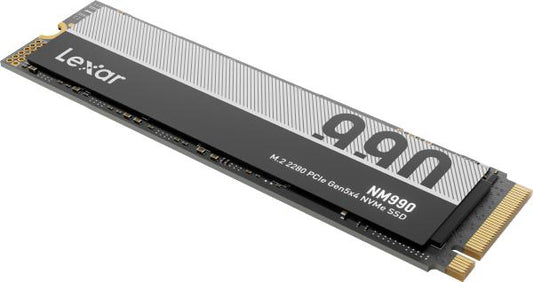 Lexar 4TB NM990 M.2 2280 PCIe Gen 5x4 NVMe SSD up to 14500MB/s read, 11000MB/s write, Five-year limited warranty - Limited Promo Stock