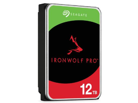 Seagate IronWolf Pro, NAS, Internal 3.5&quot; HDD, 12TB, SATA 6Gb/s, 7200RPM, 256MB Cache, Limited 5 Year Warranty - SOH pricing only