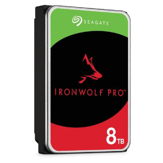 Seagate IronWolf Pro, NAS, Internal 3.5&quot; HDD, 8TB, SATA 6Gb/s, 7200RPM, 256MB Cache, Limited 5 Year Warranty - SOH pricing only