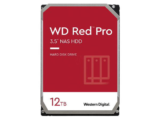 WD Red Pro WD121KFBX 12TB 7200RPM 256MB 3.5&quot; NAS Internal Hard Drive, 5 Year Warranty - SOH Pricing Only