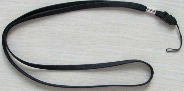 Shintaro Black 40cm Lanyard - Durable &amp; Comfortable Neck Strap for USB Drive, ID Badge, or Keys