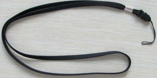 Shintaro Black 40cm Lanyard - Durable &amp; Comfortable Neck Strap for USB Drive, ID Badge, or Keys