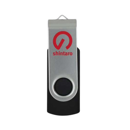 Shintaro 16GB Rotating USB 3.2 Pocket Disk - Fast Transfer &amp; USB 2.0 Compatible