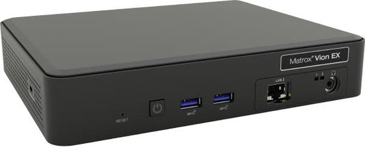 Matrox Vion EX IP Video Gateway. 2x 12G SDI, 4x HDMI (2x Input, 2x Output), 1x 2.5Gpbs RJ45, 1x 1Gpbs RJ45, 1 x Balanced Audio. 2 YR WTY