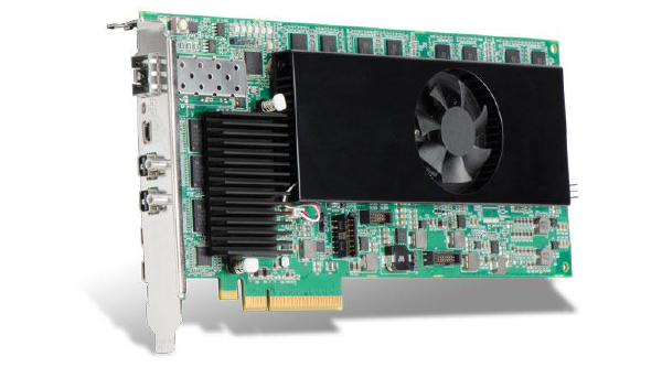 Matrox Extio 3 N3408 Transmitter Card, 1x 3840x2160@60Hz / 4x 1920x1200@60Hz, 4x mini DisplayPort, 1x RJ45, 2 YR WTY
