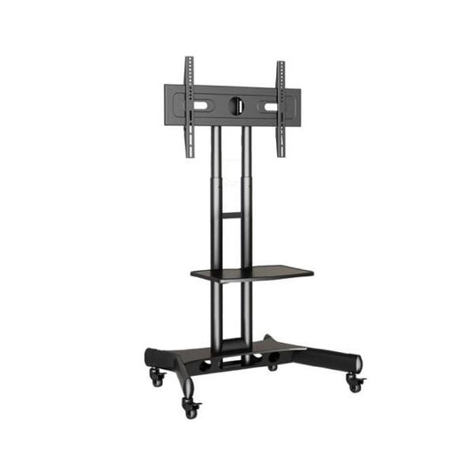 Atdec AD-TVC-45 Height Adjustable Mobile TV Cart. Max Load 45kg. VESA up to 600x400. For Panels 32&quot; to 65&quot;. Black