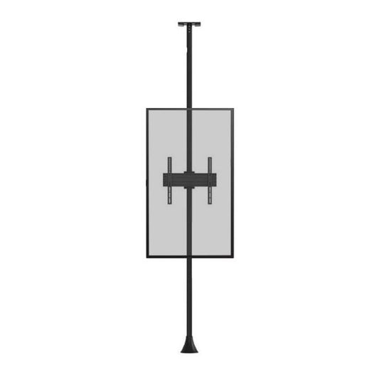 Atdec ADBS-1-4FCF Single Floor-to-Ceiling Mount. Max Load: 50kg. VESA up to 400x400. Black. 10 Year Warranty
