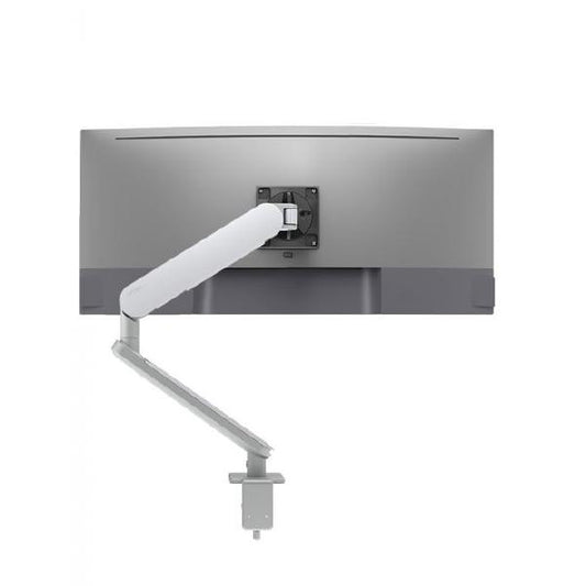 Atdec Ora High-Performance Dynamic Monitor Arm. Up to 35&quot; screens, Max Load 8kg, F-Clamp Desk Fixing, VESA up to 100x100. Silver