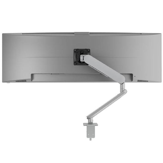 Atdec Ora 10 Dynamic Monitor Arm. Up to 49&quot; screens, Max Load 10kg, F-Clamp Desk Fixing, VESA up to 100x100. Silver