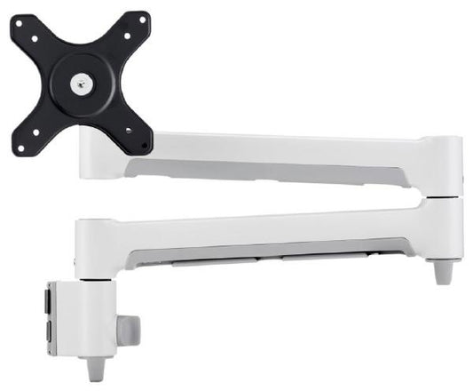 Atdec AWM-A71 710mm Long Swing Monitor Arm, Adjustable Tilt and Pan, White