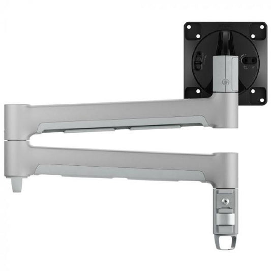 Atdec AWM-A71T 710mm Long Swing Monitor Arm, Adjustable Tilt and Pan, Silver