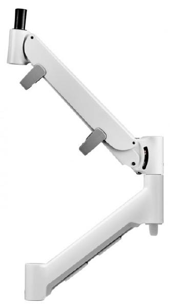Atdec AWM-AHX Heavy Duty Dynamic Arm. Max Load 16kg. White