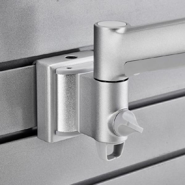 Atdec AWM-WS Slat Wall Adaptor Silver