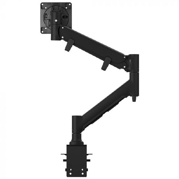 Atdec Fortis Heavy Duty Dynamic Monitor Arm. Up to 49&quot; screens, Min. Load 6kg. Max Load 16kg, H/Duty F-Clamp Desk Fixing, VESA up to 100x100. Black