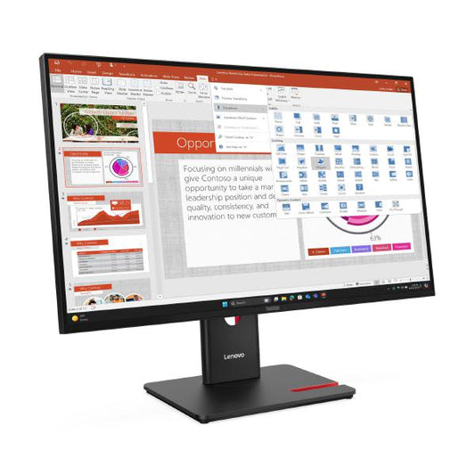 Lenovo ThinkVision -64A5MAR6AU- T27-40 27&quot; WLED IPS FHD (16:9), HDMI, DP, USB, PIVOT,H/ADJ, 3YR