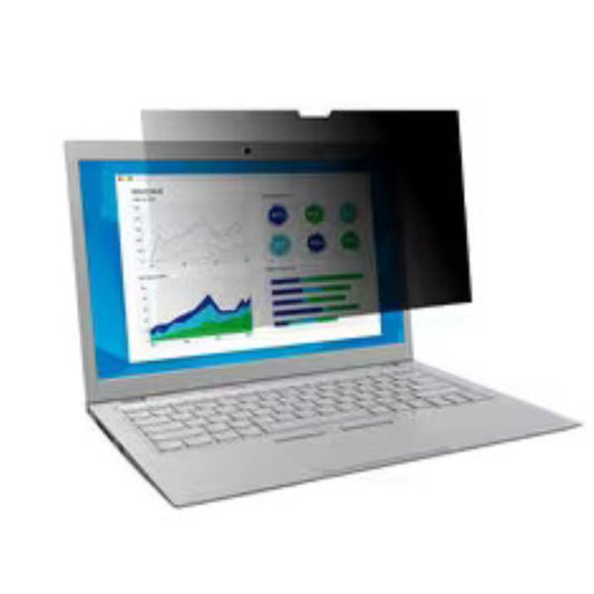 3M Privacy Filter, 15.6&quot;, 16:9, Laptop, Anti-glare, Blue Light Reduction, Matte-to-Gloss, COMPLY Flip Attach Set