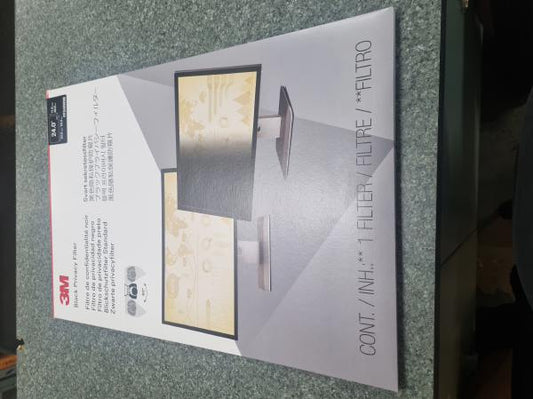 Brand New, box opened - 3M Privacy Filter for 24&quot; Monitor with Adhesive Strips and Slide Mounts, 16:9 Unused unit.