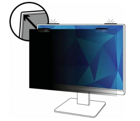 3M Privacy Filter for 25&quot; Full Screen Monitor with 3M COMPLY Magnetic Attach, 16:9