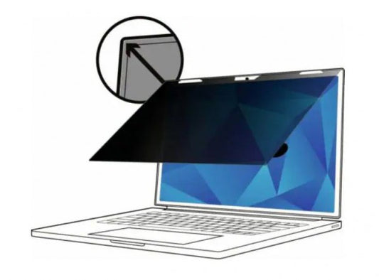 3M Touch Privacy Filter, 15&quot;, 3:2, Surface Laptop 3 or 4, Anti-Glare, Blue Light Reduction, Matte-to-Matte, COMPLY Flip Attach Set