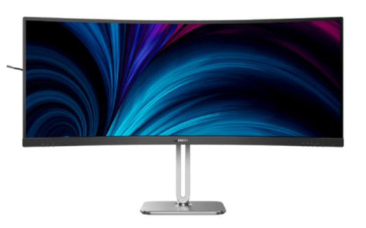 Philips 34B2U5600C 34&quot; 21:9 WQHD 3440 x 1440, VA LCD Business Curved Monitor, 4ms, HDMI DP, USB-C Docking, RJ45, Height, Speakers, Swivel, Tilt