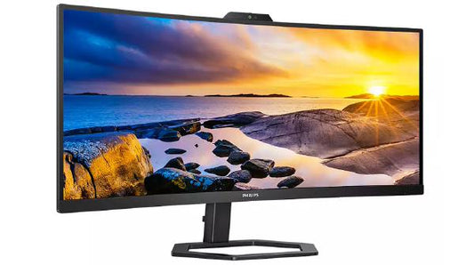 Philips 34E1C5600HE 34&quot; 21:9, Ultrawide QHD 3440x1440 VA Home Curved Monitor, HDMI, DP, 65W USB-C/PD, USB-C Docking, USBHub, SPEAKERS, Webcam, 3YR WTY
