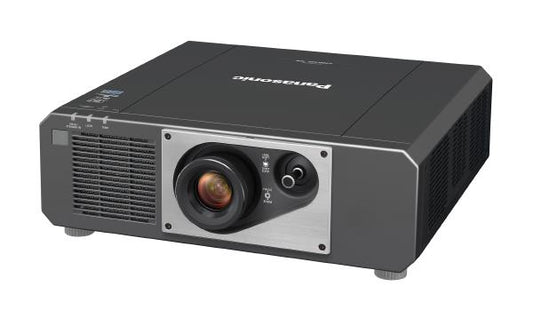 Panasonic PT-FRQ50 4K UHD DLP Laser Projector. 3840x2160 Resolution, 5200 Lumens, 20,000:1 Contrast, Manual Lens Included, 5 Year Warranty, Black