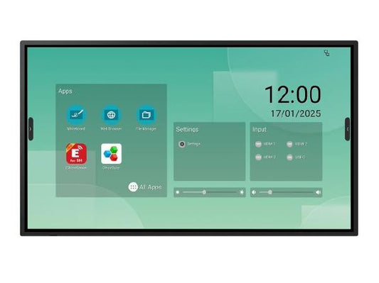 Sharp PN-LM551 AQUOS Board 55&quot; IFP Interactive Display Systems, LCD, 500 cd/m2 Brightness, 3 year warranty
