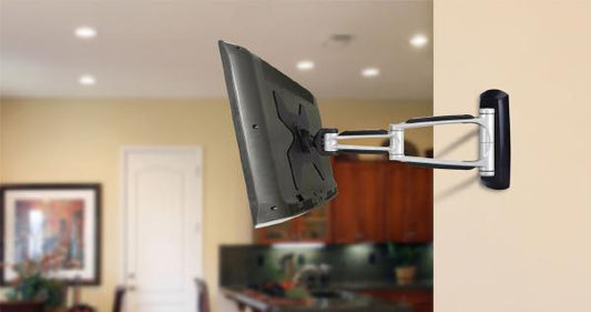Atdec Telehook 1040 Full Motion Wall Mount. Max load 25kg. VESA up to 200x200. 3 pivot points.