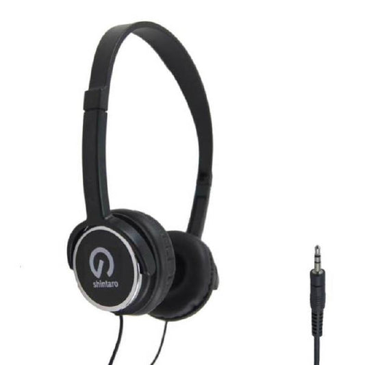 Shintaro Kids Stereo Headphones with Safety Volume Limit, Adjustable Headband, and 1m Cable for Safe Listening on MP3 Players, Tablets &amp; Mobile Phones