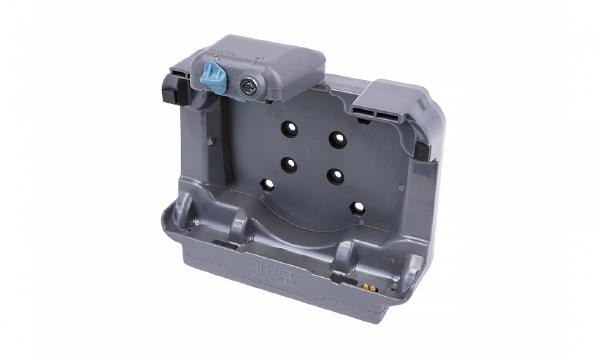 G&amp;J Panasonic Toughbook L1/S1 DUAL RF Vehicle Docking Station. THIN model. Room for the tablet's large battery and BCR.