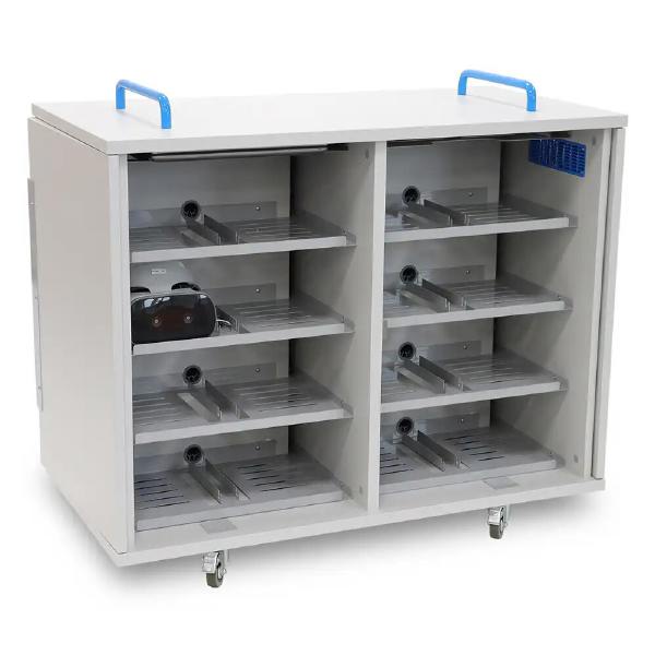 16-Device USB Mobile Charging Cabinet for VR Headsets - Horizontal