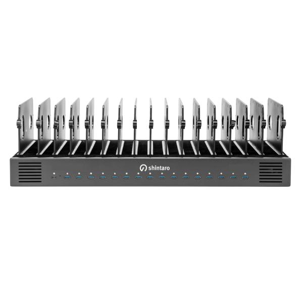 Shintaro 16-Port USB-C PD3.0 1000W GaN Charging Dock for  Smartphone, Tablet, &amp; Notebook Devices &amp; Smart Power Management via InnovateCharger App.