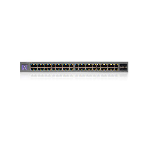 Alta Labs S48-APOE 48-Port Full-PoE Switch, 32x 1Gbps Ports, 16x 2.5Gbps Ports &amp; 4x SFP+ Ports, 740W PoE Budget, 1U Rackmountable