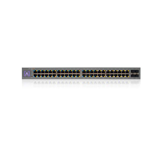 Alta Labs S48-APOE 48-Port Full-PoE Switch, 32x 1Gbps Ports, 16x 2.5Gbps Ports &amp; 4x SFP+ Ports, 740W PoE Budget, 1U Rackmountable