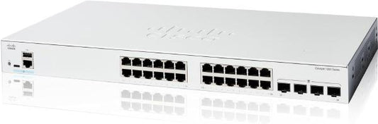Cisco Catalyst 1200, 24-Port Managed Switch with 24 Gigabit Ethernet and 4 SFP Ports