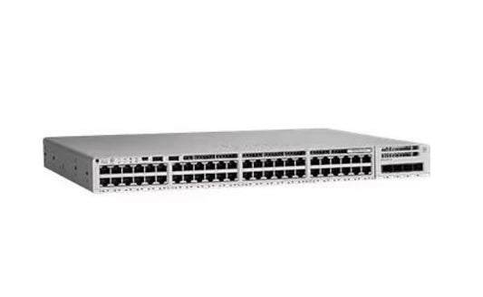 Cisco Catalyst 9200L, 48-Port Managed Switch with 48 Gigabit Ethernet PoE+ Energy Star Cert and 4 SFP+, 740W Power Budget Ports, Network Advantage