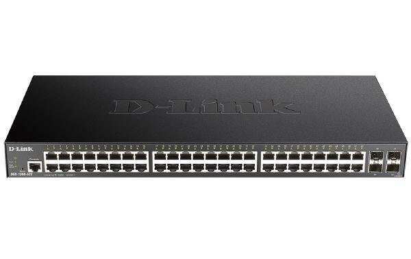 D-Link 52-Port Gigabit Smart Managed Switch with 48 RJ45 and 4 SFP+ 10G Ports