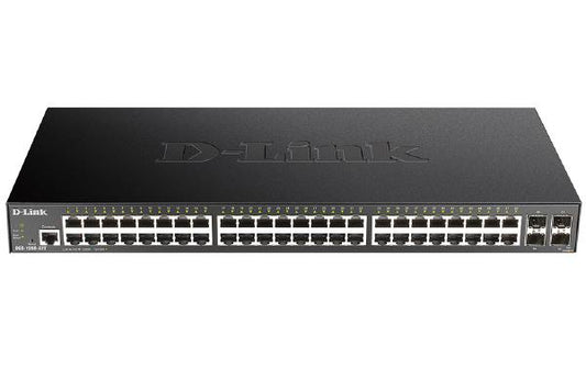 D-Link 52-Port Gigabit Smart Managed Switch with 48 RJ45 and 4 SFP+ 10G Ports