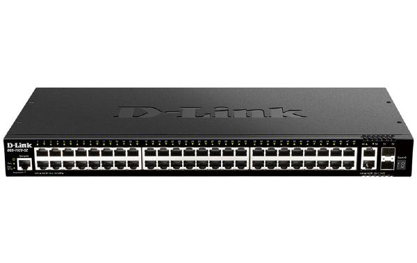 D-Link 52-Port Gigabit Smart Managed Stackable Switch with 48 1000Base-T and 4 10Gb Ports