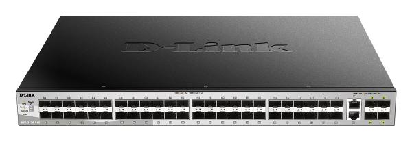 D-Link DGS-3130, 54-Port Stackable Managed Switch with 48 SFP, 2 (10G) BASE-T and 4 (10G) SFP+ Ports