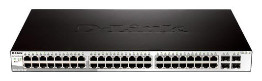 D-Link 52-Port Gigabit Smart Managed Switch with 48 RJ45 and 4 GbE/SFP Combo Ports