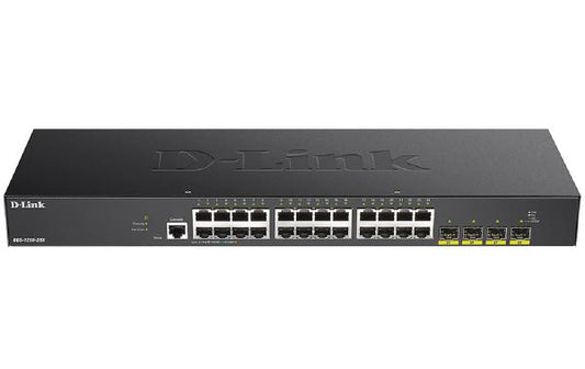D-Link 28-Port Gigabit Smart Managed Switch with 24 RJ45 and 4 SFP+ 10G Ports