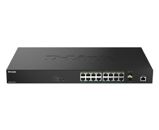 D-Link DMS-1250-18P, 18-Port Multi-Gigabit Smart Managed PoE++ Switch with 16 (2.5G) 90W PoE++ and 2 (10G) SFP+ Ports