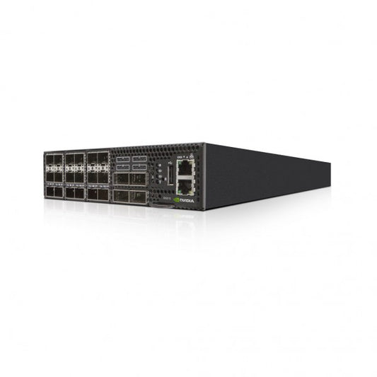 Mellanox Technologies SN2010, 22-Port Ethernet Switch - Cumulus Linux with 18 SFP28 and 4 QSFP28 Ports, 4-Core, C2P Airflow
