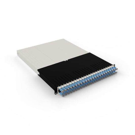 Patchbox.One 30RU STP Blue Cat6A Cable Management System, Includes 24x 30RU Blue Casettes, 3x Patchcatch Pairs &amp; 1x Mounting Rail Pair